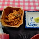 平安荘 - たらこの子和え付き