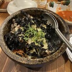 焼肉ホルモンしづる - 石破チーズビビンバ　チーズ増量