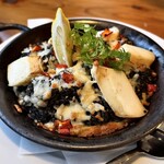 里主 - イカとイカスミのチーズリゾット！