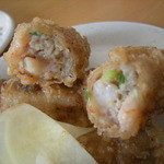 陳家蚵捲 - これも台南名物の蝦捲(NTD45)