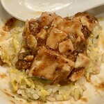楽山お任せコース3,850円自作麻婆炒飯