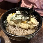 かしわや - 野菜天そば（冷）
