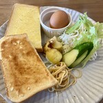 万葉 - 万葉モーニング800円