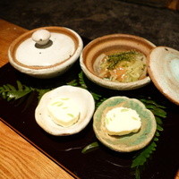 大どころ - 茶豆のチーズ寄せ、海ぶどう、ゴーヤ、そうめん瓜