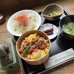 花善 - 鶏めし御膳です。（2025年7月）