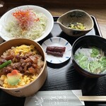 花善 - 鶏めし御膳です。（2025年7月）