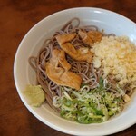 更科 - 冷やしたぬき(大盛)