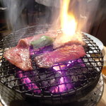 炭火焼 ゆうじ - カルビ盛り