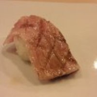 鮨 志の助 - 志の助　あぶりトロ（真剣勝負の店内につき写真はこれ以外あまり撮ってません・笑）