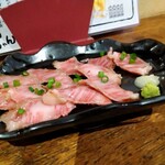 しゃんしゃん亭  - 牛のたたき!!!!むちゃくちゃ美味かった!