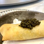 館山美食倶楽部 - ◇玉米海胆春卷  キャビアがてんこ盛り♪良い塩梅