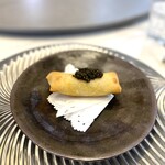 館山美食倶楽部 - ◇玉米海胆春卷  ゴールドラッシュとウニの春巻