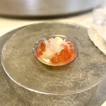 館山美食倶楽部 - ◇甜品 桃とライチのコンポート 燕の巣仕立て