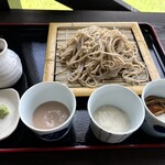 石臼挽き信州手打ち蕎麦 お山のさわの庵 - 料理写真:三種のつゆせいろ
