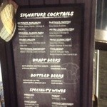 McGinley's Pub - メニューの一部