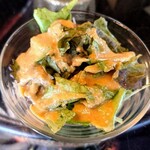 KITCHEN BAR 新目黒茶屋 - セットのサラダ。