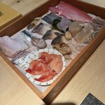 鮨 泉水 - 今日のネタ！　このネタを見せてもらい追加で握ってもらいます！