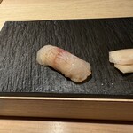 鮨 泉水 - 昆布締め白甘鯛