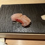 鮨 泉水 - 金目鯛の炙り