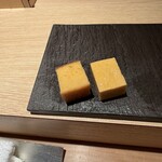 鮨 泉水 - 〆の玉！　芝海老とだし巻き卵