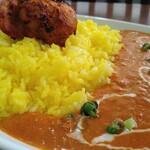 ナンハウス - ティッカキーマライスセット