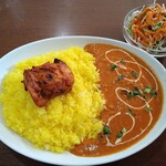 ナンハウス - ティッカキーマライスセット