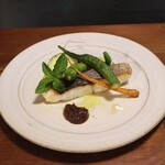 Hachihare - 三河湾 神経〆スズキ　レモングラス　カピ　タマリンド