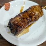 もつ焼き よう山 - レア串！アミレバがもう美味いったらありゃしない♡