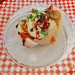 ビストロ マキムシ - あんず＆いちじくブランメランジェ900円