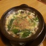 喬司 - 鰻とニラの玉子とじ