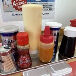 ラーメン もっけだの - 卓上アイテム