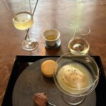 ◯間 - ポレンタ、ガナッシュ