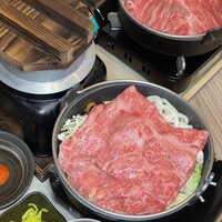 黄金出汁しゃぶと江戸前寿司 肉のあさつ 梅田お初天神店 - 