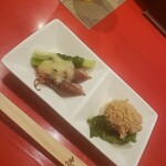 志ま根 - 先付けヾ(´∀`ヾ)ホタルイカのぬた♪魚の子♪