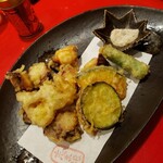 志ま根 - タコの天ぷらヾ(´∀`ヾ)