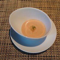 レシピ - スープ(桃、セロリ、ミント)※スペシャリテ