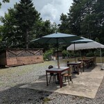 富沢山小屋 - テラス席