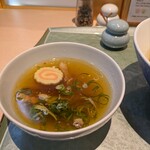 らぁ麺花萌葱 - 昆布水つけそば　魚介ベースのつけ汁