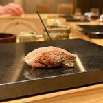 鮨 匠海 - 神奈川県長井産の釣黒ムツ(8日熟成)