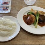 植村牧場カフェレストランいちづ - ライス＆ミックスフライ　¥1400