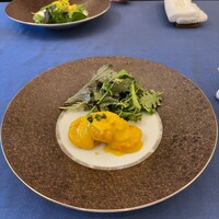 赤坂 桃の木 - 海老のマンゴーマヨソース和え