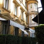 Massimo Riccioli Restaurant Bistrot - テラスから客室を望む