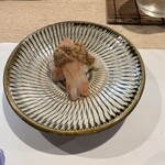 豊鮨 - ボタンエビの味噌和え