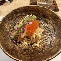 豊鮨 - 毛蟹の和え物