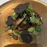 ポンドールイノ - 牡蠣がダメなので代わりの　鰻とトリュフ