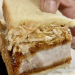 ロヂャース - 料理写真:カツサンド断面