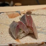 鮨 野儀 - 鯵（対馬）