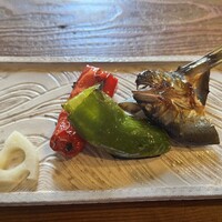 りょうりや 御旅屋 - 鮎の一夜干し