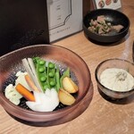 酒菜 原始焼き 竹さき - ３種の３