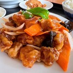 龍華 - 酢豚定食 1,300円